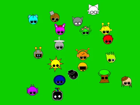 Bad Sprunki Playground horror game logo featuring dark sprunki characters