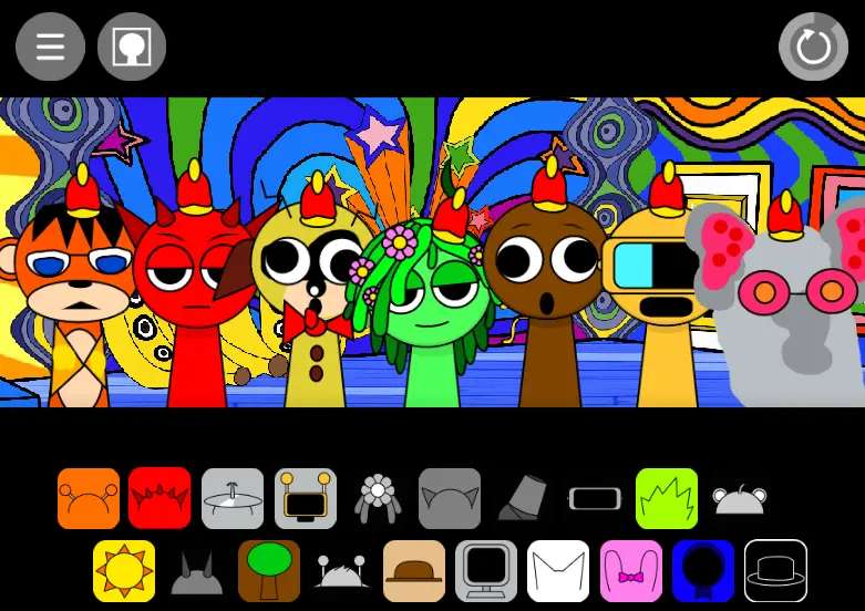Banana Sprunkis Gameplay Preview Banana Sprunkis gameplay screenshot showing yellow banana characters
