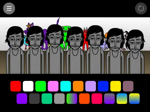 Banbeats A Sprunki Mod character playing musical instruments