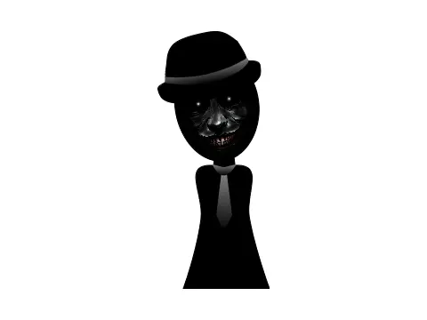 Black Sprunki custom creation logo with dark themed design