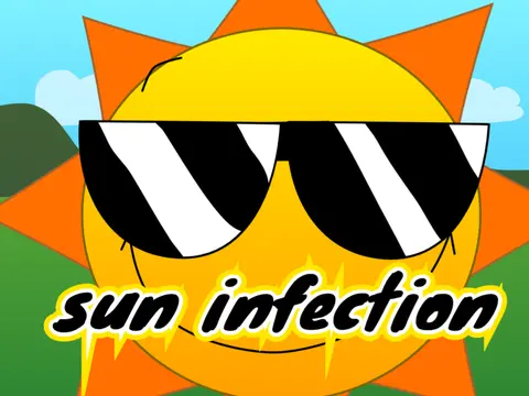 Colorbox Mustard mod featuring Sprunki Mr. Sun and other funny characters in a colorful music game