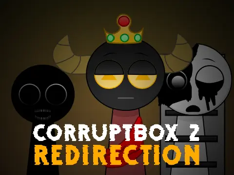 Screencap of Corruptbox 2 Redirection v1.1 Sprunki mod gameplay