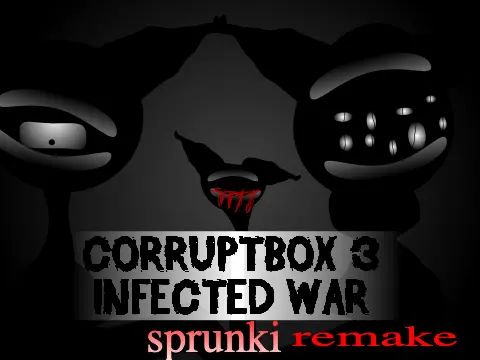 Official logo for Corruptbox 3 Sprunki Remake game featuring iconic Sprunki characters