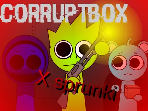 corruptbox1 x sprunki horror mod character design