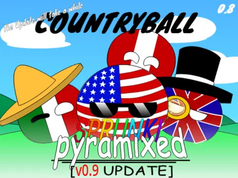 Countryball Sprunki Pyramixed 0.9 Game Cover