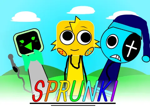 Dandys World Sprunki Game Cover