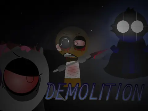 Dereignatism Phase 6 game logo showing reanimated Sprunki characters