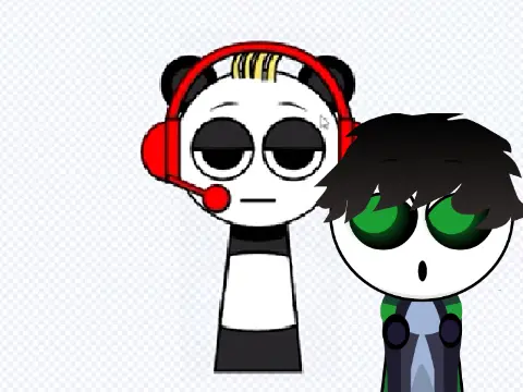 Combo Panda character joining sprunki universe in special crossover game event