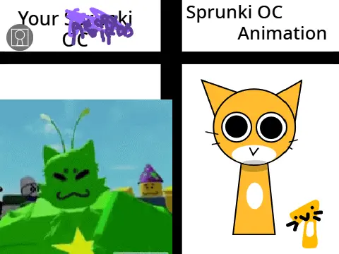 Beginner Sprunki original character creation game interface