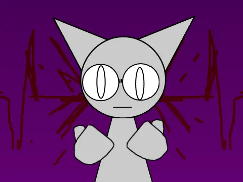 Thumbnail for the Don't Bite Sprunki animation meme, featuring character art by OmbraTheFurry2 set to Troye Sivan