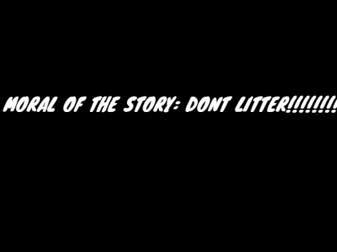 Don't Litter Sprunki meme game cover showing environmental message
