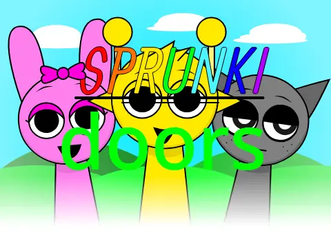 Doors Sprunki Game Logo