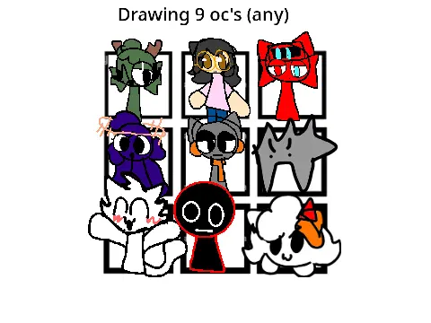 Flexible character design tool for creating original characters including Sprunki