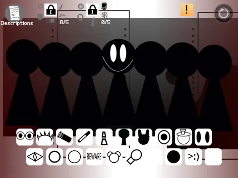 Logo for Fanmade Sprunki Corruptbox Remix V3, continuing the dark narrative