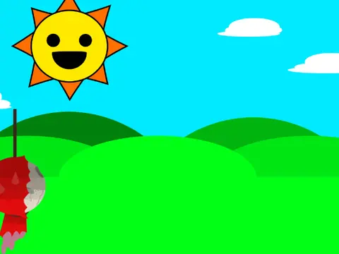 Fish Chomp But Sprunki game logo featuring Raddy the fish and Oren character