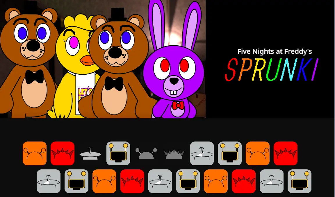FNAF Sprunki Gameplay - Horror Edition Five Nights at Freddy's Sprunki Gameplay Screenshot - Horror Mod