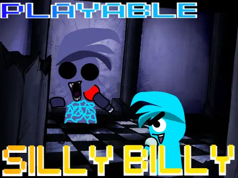 Logo for the Friday Night Funkin mod featuring Sprunki characters