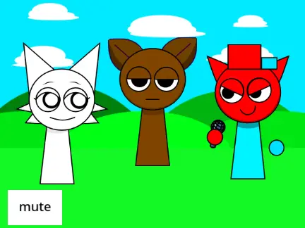 Play FNF Sprunki No Test Just Idle - Friday Night Funkin Mod Game Logo