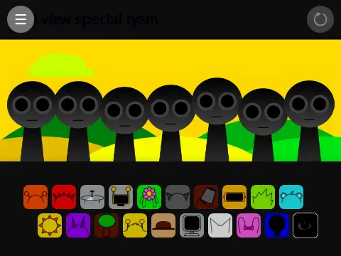 Free Sprunki Remix game logo featuring colorful Sprunki characters