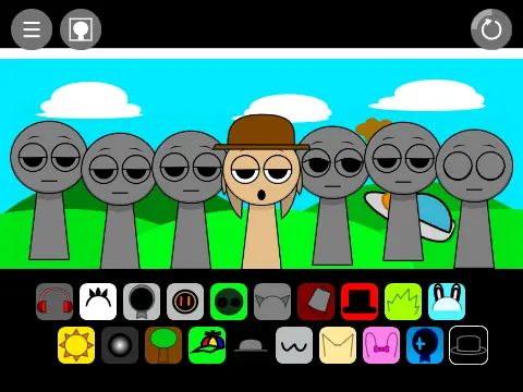 Gosh World Sprunki Mod custom characters music game