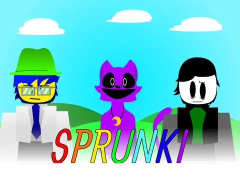 Official logo for Gosprunki Asylumbox Version 1.2 sprunki game