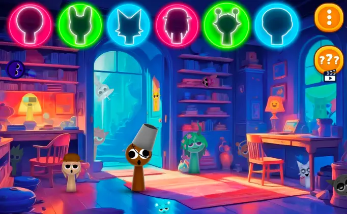 Hidden Sprunki Gameplay - Can You Spot the Hidden Sprunki? Hidden Sprunki Gameplay Screenshot - Finding Secret Characters