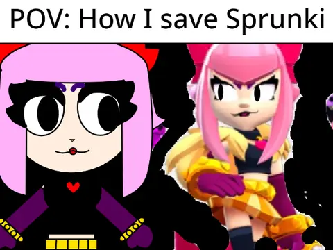 Melodie and Sprunki characters in musical adventure game