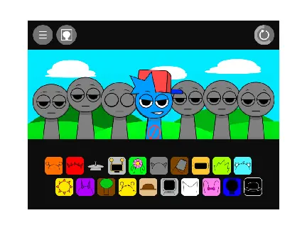 I Put My Sprunki BF in Sprunki LOL game cover