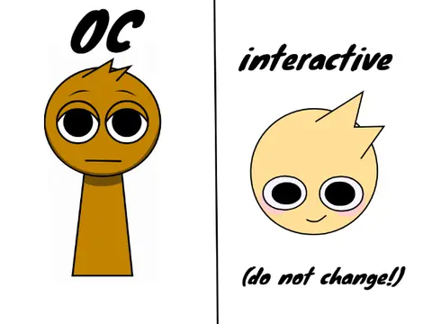 Logo for the OC to Sprunki Interactive character conversion tool - Remix Remix version