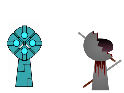 Logo for I‘ll Turn Your OC to Sprunki Definitive Phase Remix game showing OC transformation