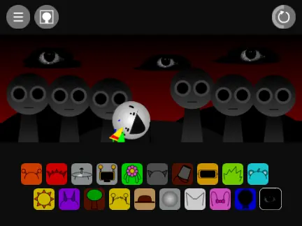 Im in Sprunki immersive gameplay logo showing character perspective