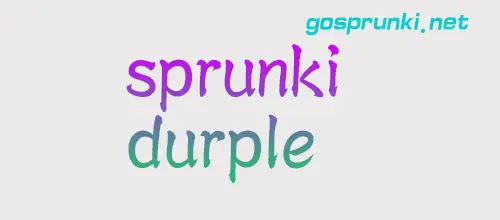 sprunki durple series Game Cover