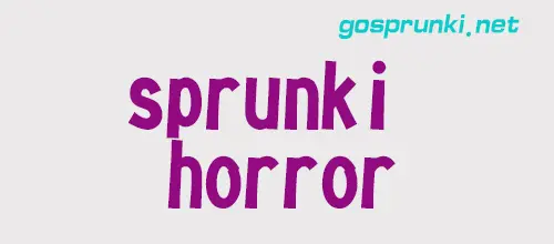sprunki horror series Game Cover