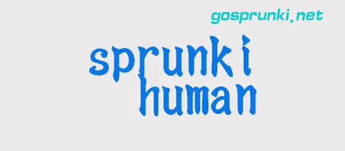 Human-Themed Sprunki Game Collection Sprunki Human Series logo showing humanized character designs