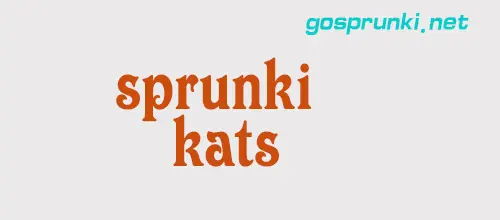 Sprunki Kats Series logo featuring character-themed music game variants