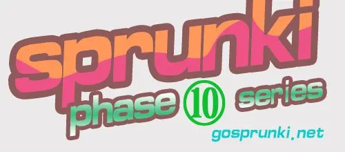 Sprunki Phase 10 Series logo featuring multiple edition variants