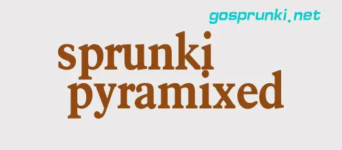 Complete Sprunki Pyramixed Games Collection Sprunki Pyramixed Series logo showing multiple game version icons