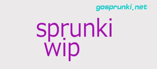sprunki wip series Game Cover