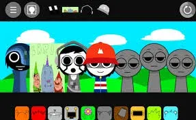 Im So Sprunki Game Logo - Colorful characters from the Sprunki universe