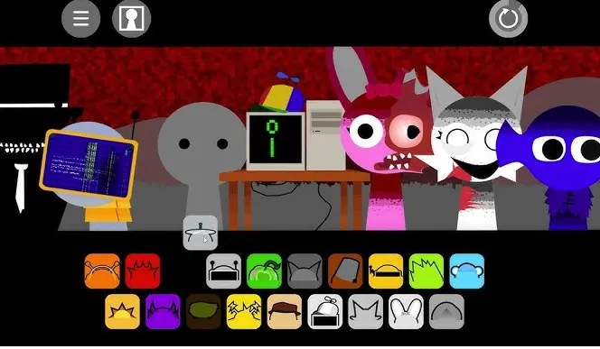 Creating Music in Incredibox Hollows Incredibox Hollows Gameplay Screenshot