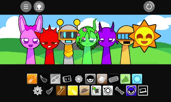 Gameplay of Incredibox Sprunki DX Incredibox Sprunki DX Gameplay Screenshot