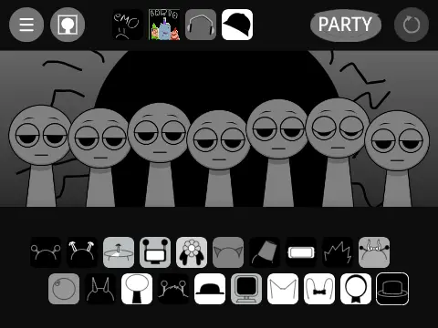 Incredibox Colorbox Sprunki Blackhole Game Logo