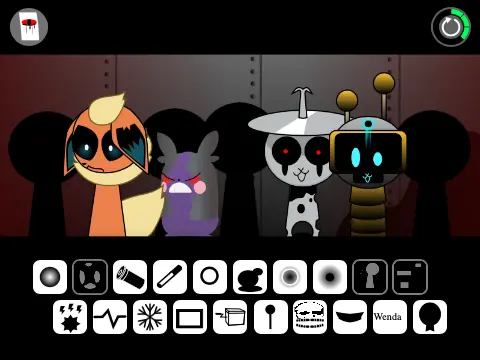 Official logo for Incredibox Corruptbox But Sprunki Remix V2 game