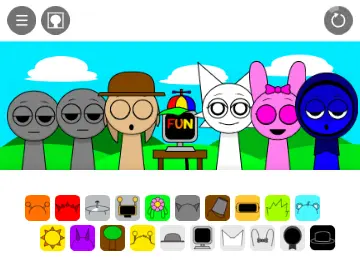 Esprunki Bebe character from Incredibox Sprunki game
