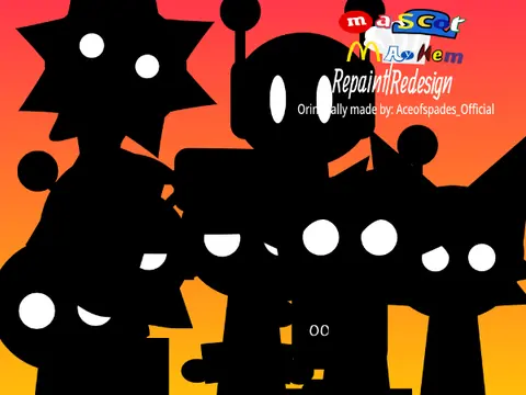 Incredibox Mascot Mayhem Sprunki Version Logo - Sprunki Themed Mod