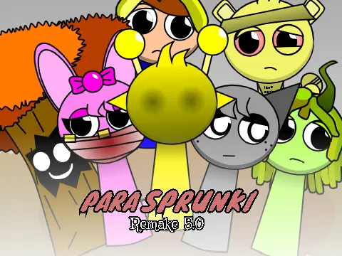Official logo for Incredibox Parasprunki Remake 5.0 game