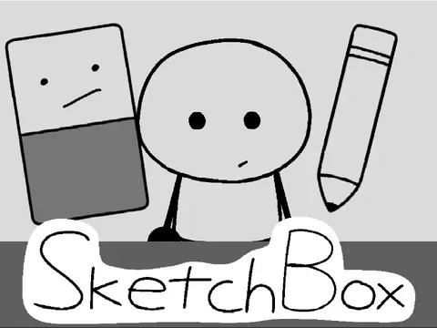 Logo for the Incredibox - Sketchbox V1 Updated independent music modification game