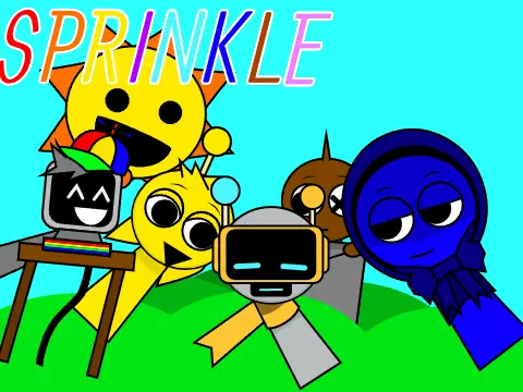 Incredibox Sprinkle Its Sprunki game interface showing music creation and Sprinkle gameplay integration