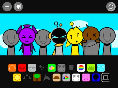 Sprinkle Sprunki Mod Remix V5 candy-themed music creation game screenshot