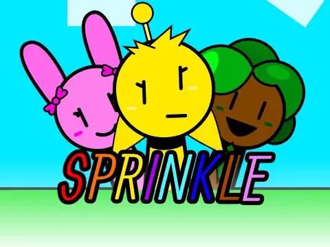 Logo for Sprinkle Sprunki Mod Remix V8 candy music game